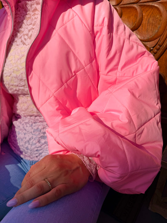 Puffy Jacke pink Marlies