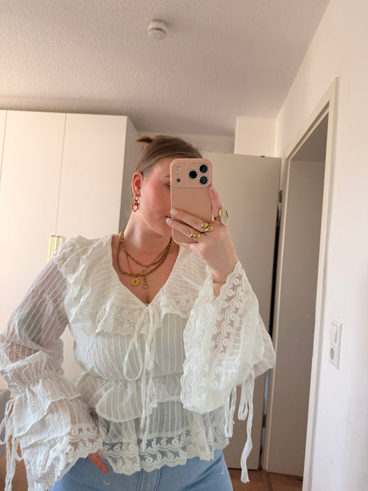 Bluse Daisy mit Rüschen