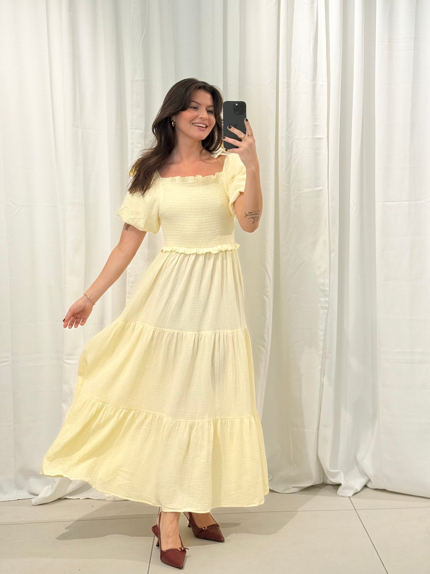 Musselin Sommerkleid Elina