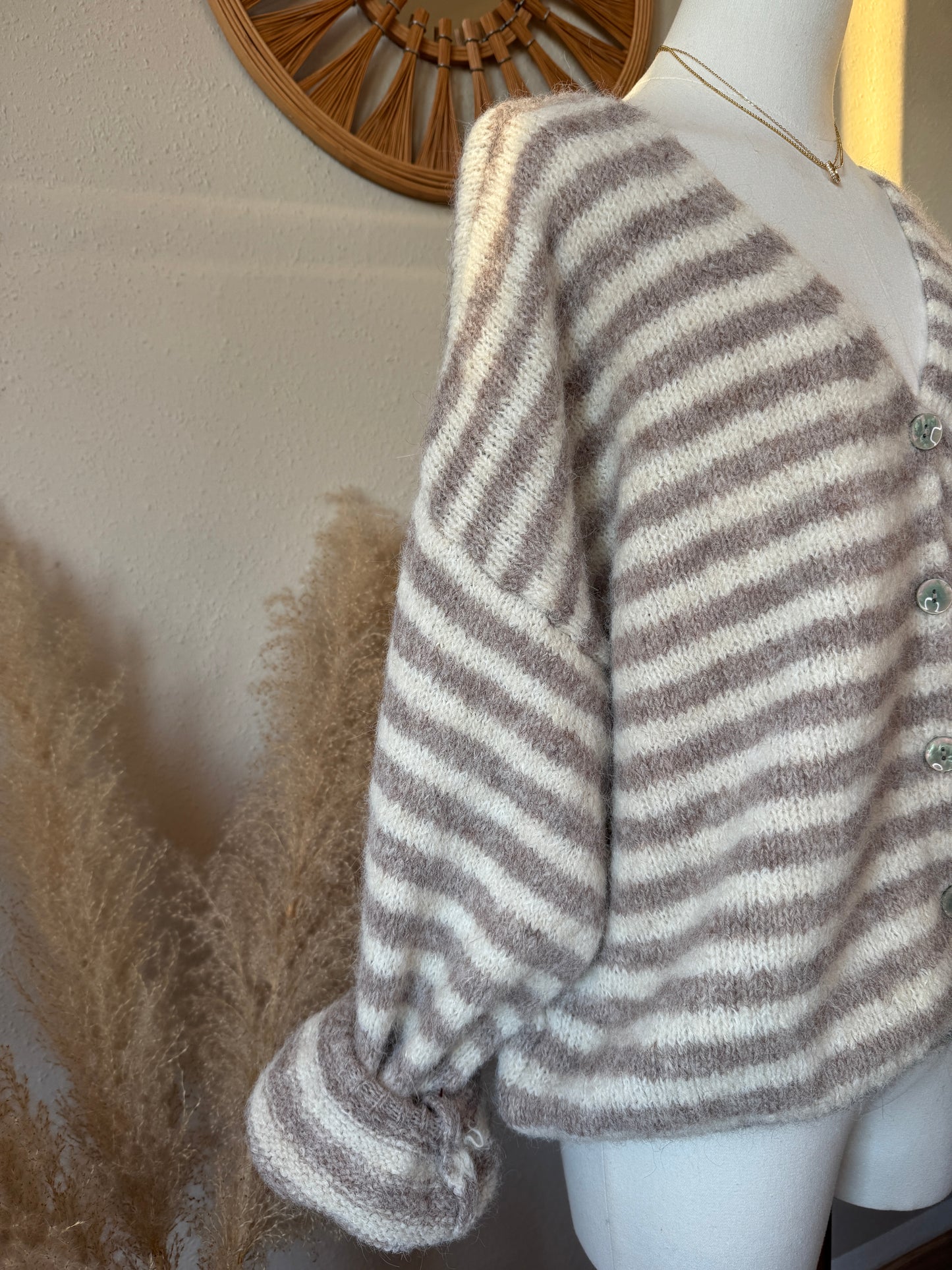 Streifen cardigan