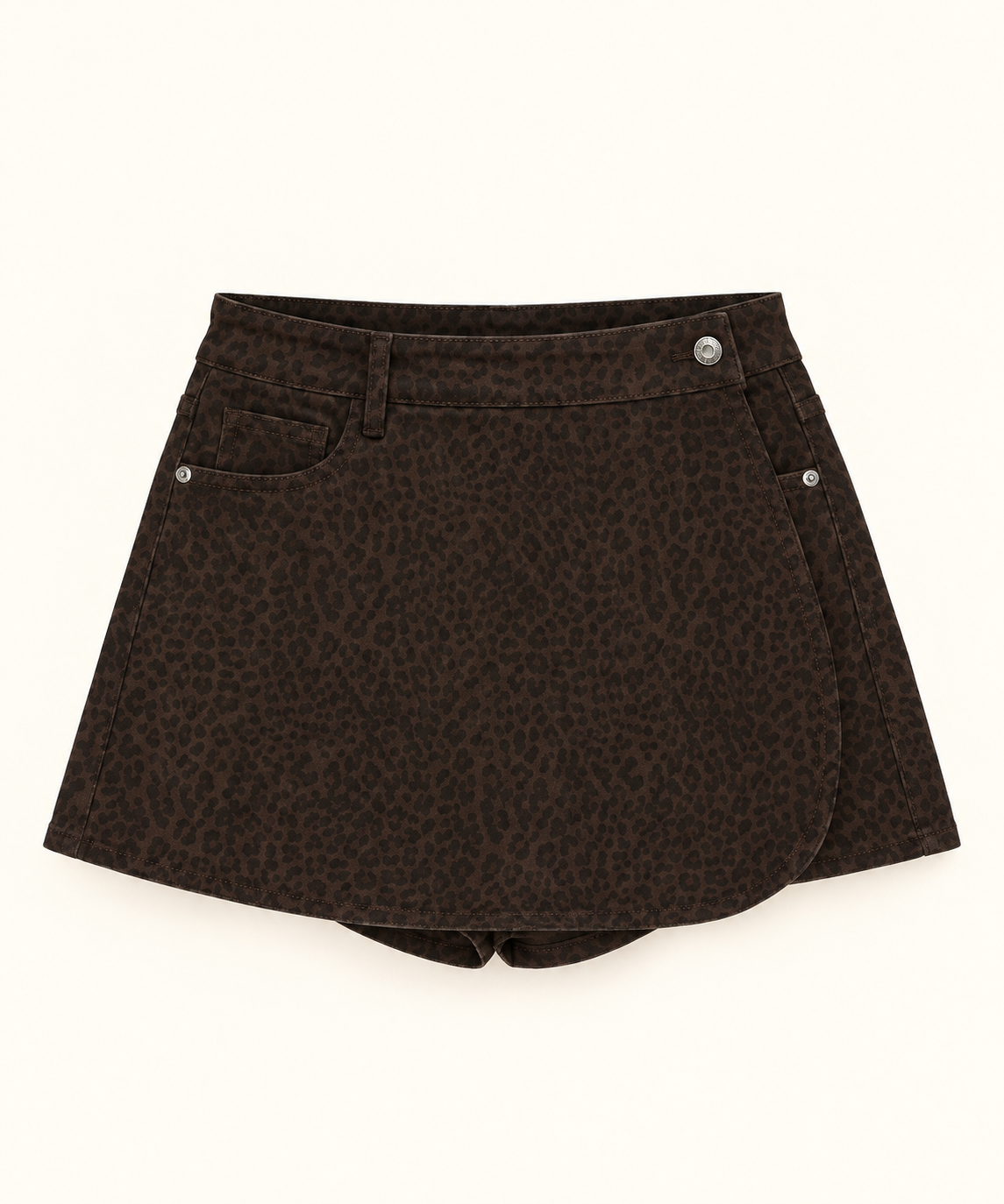 Leo skort Schoko braun
