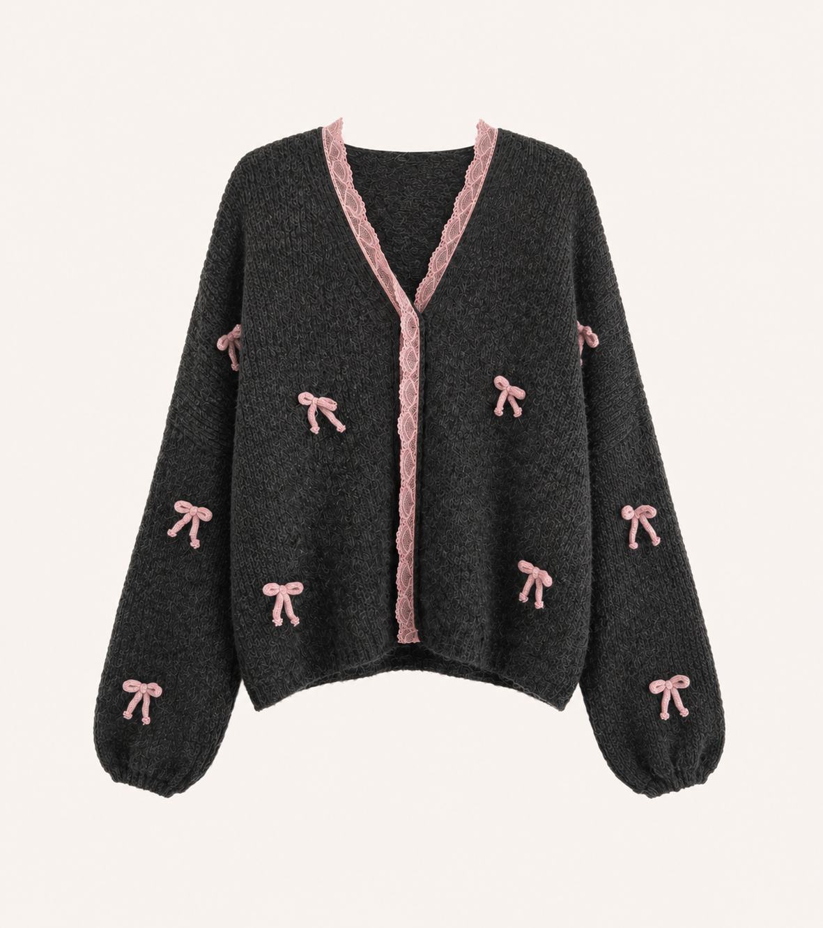 Cardigan mit schleifen