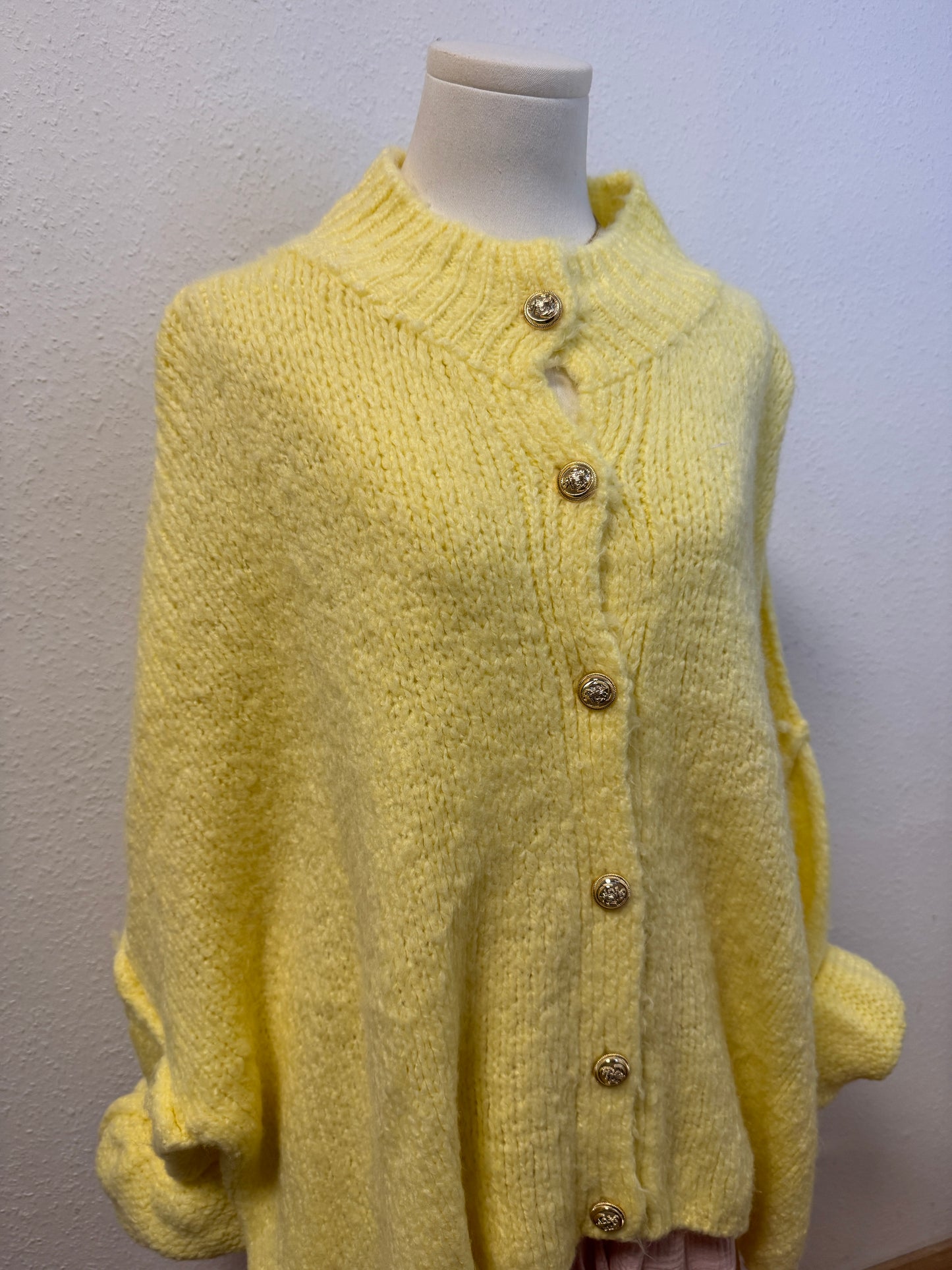 oversize cardigan flieder