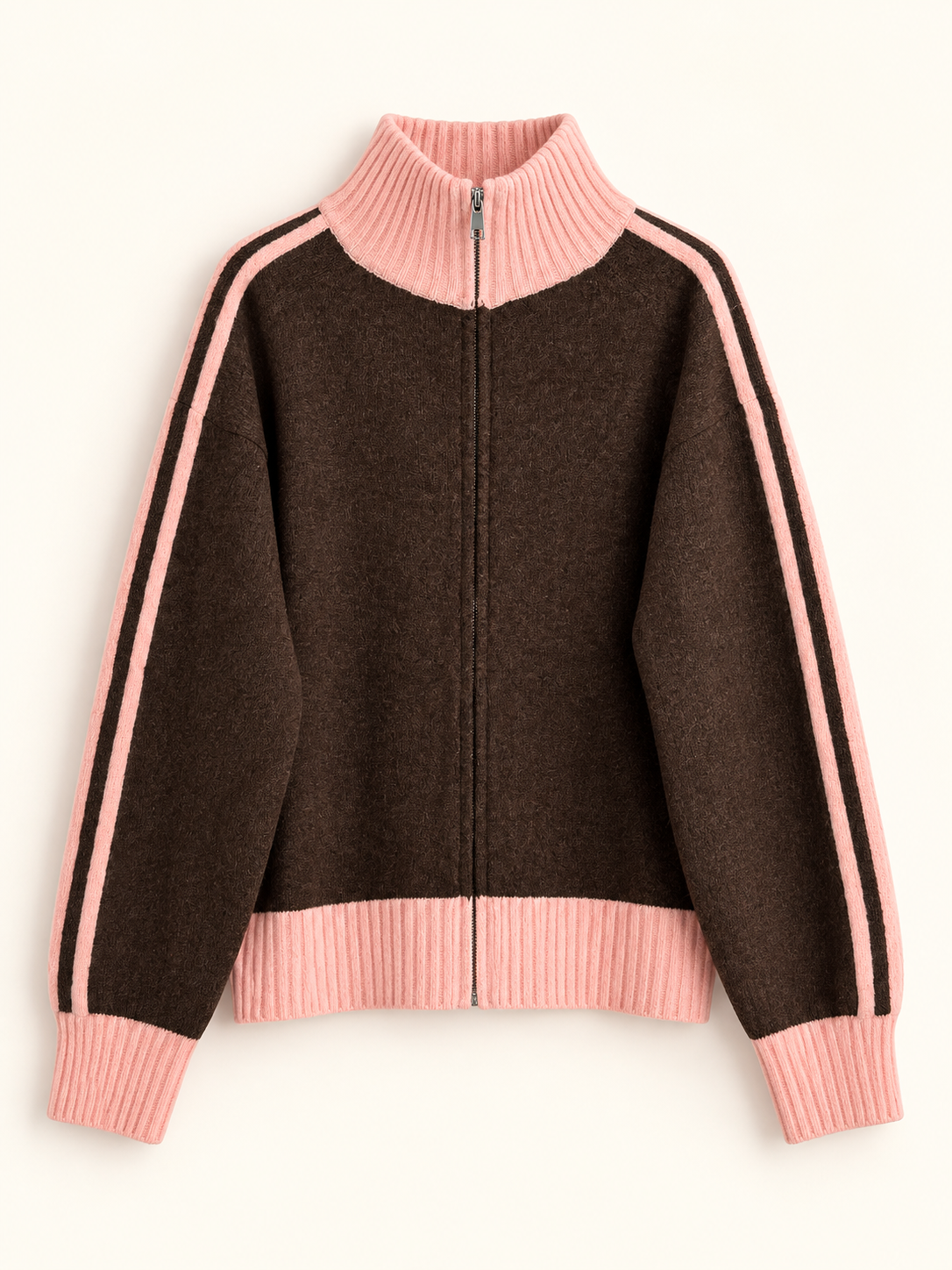 Lässiger cardigan mit Streifen