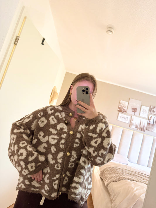 Leo Cardigan – One Size (bis Gr. 44