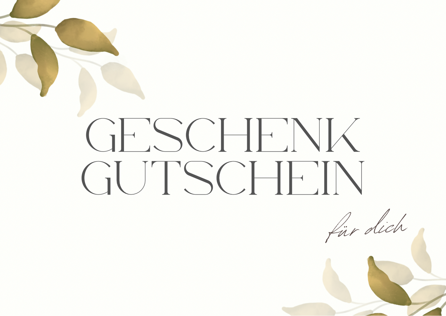 Gutschein 💌✨