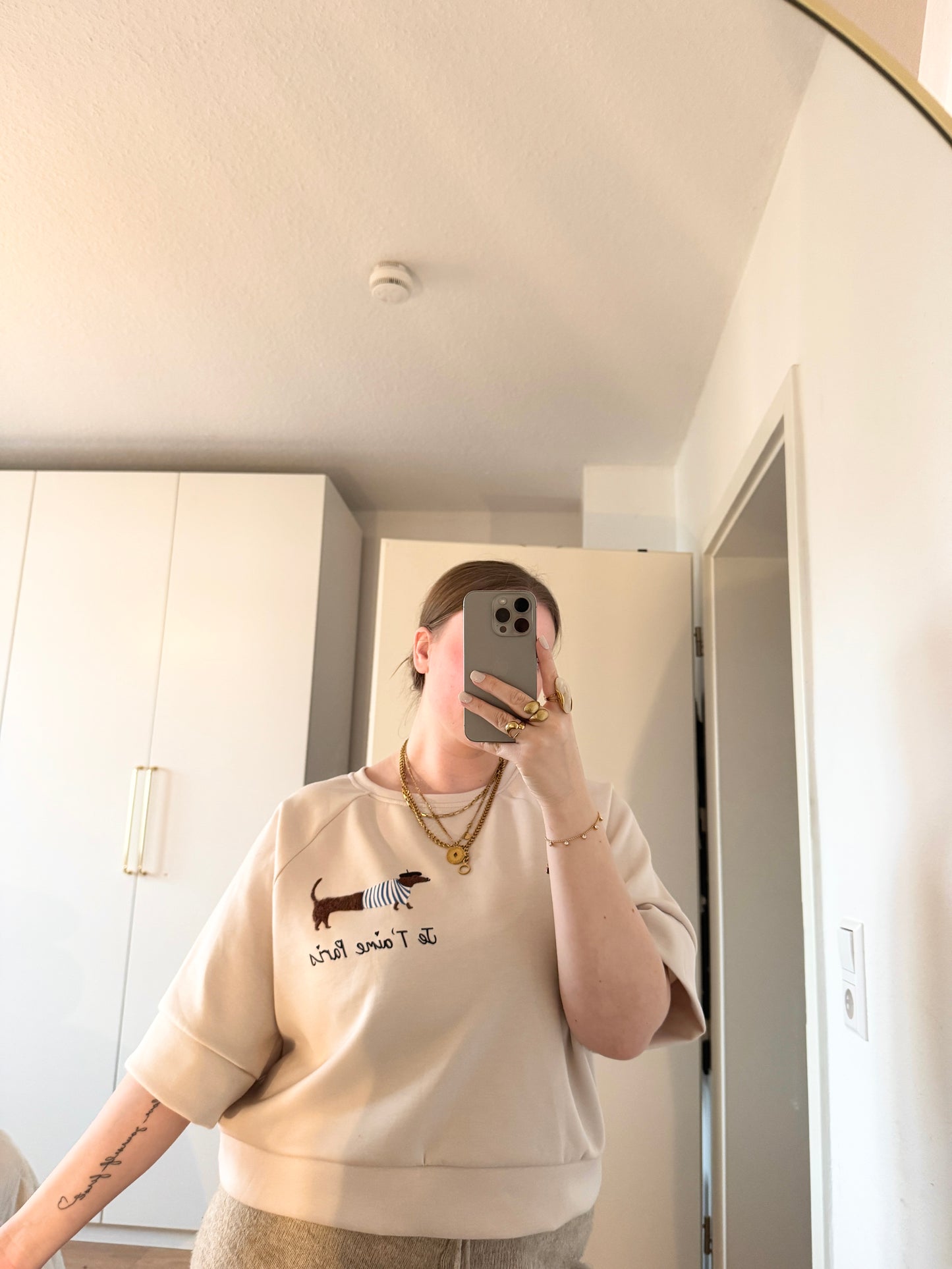 Dackel langarm T-Shirt Inge