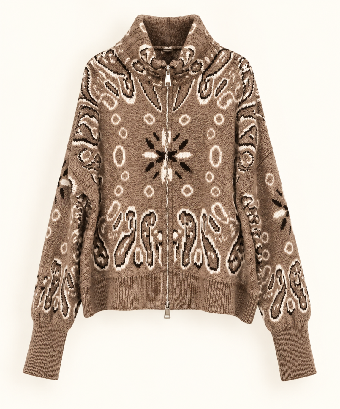 Cardigan mit Paisleymuster
