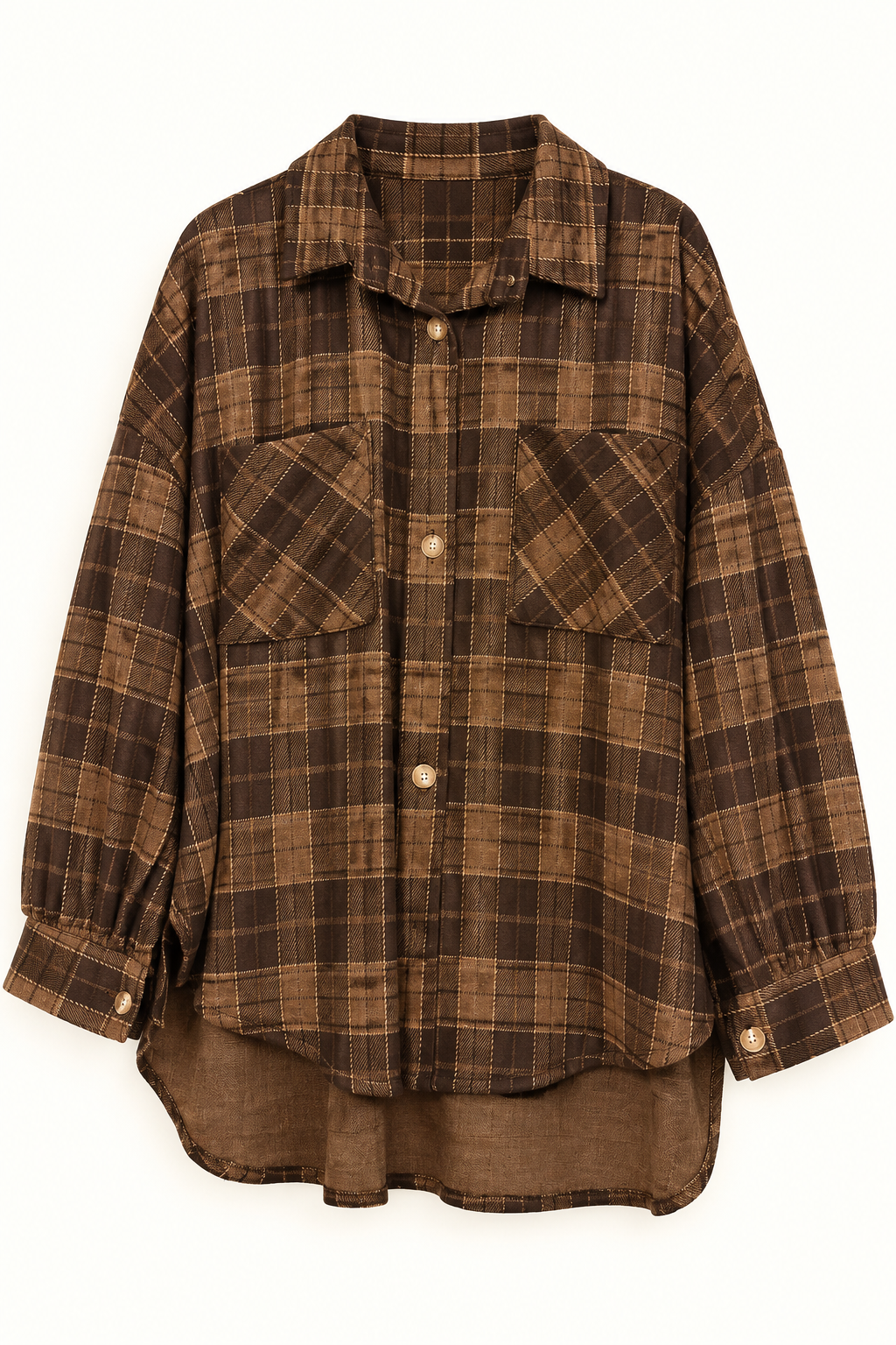 oversize Karo Hemd