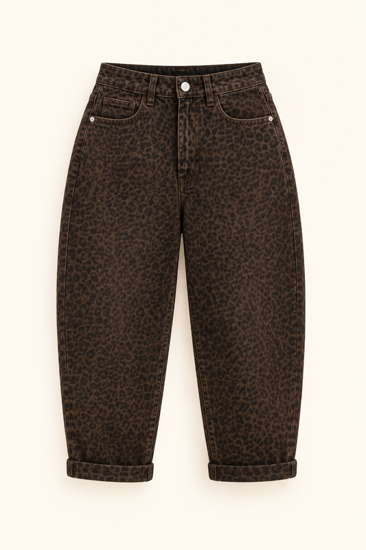 Leo mom Jeans Schoko