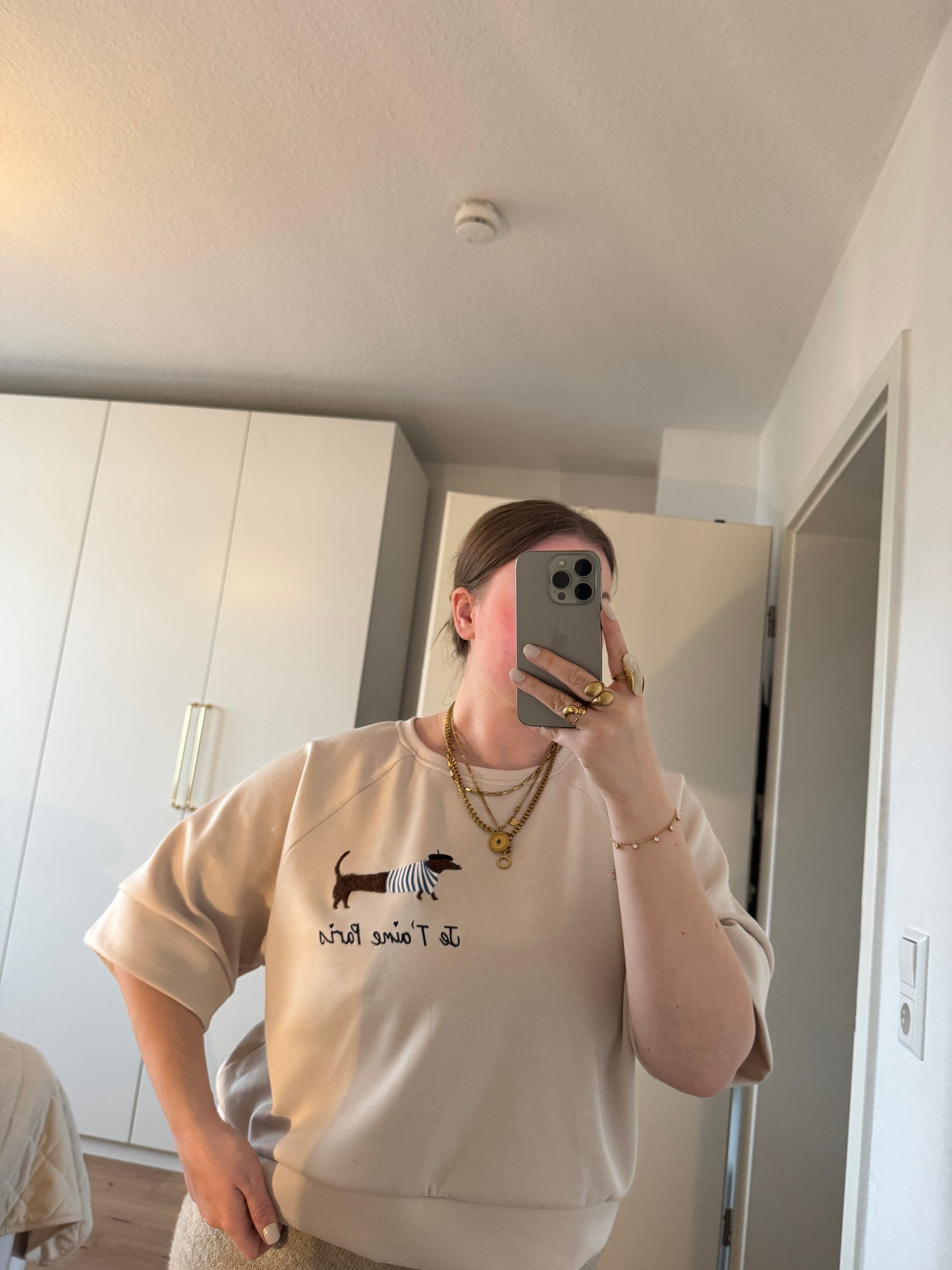 Dackel langarm T-Shirt Inge