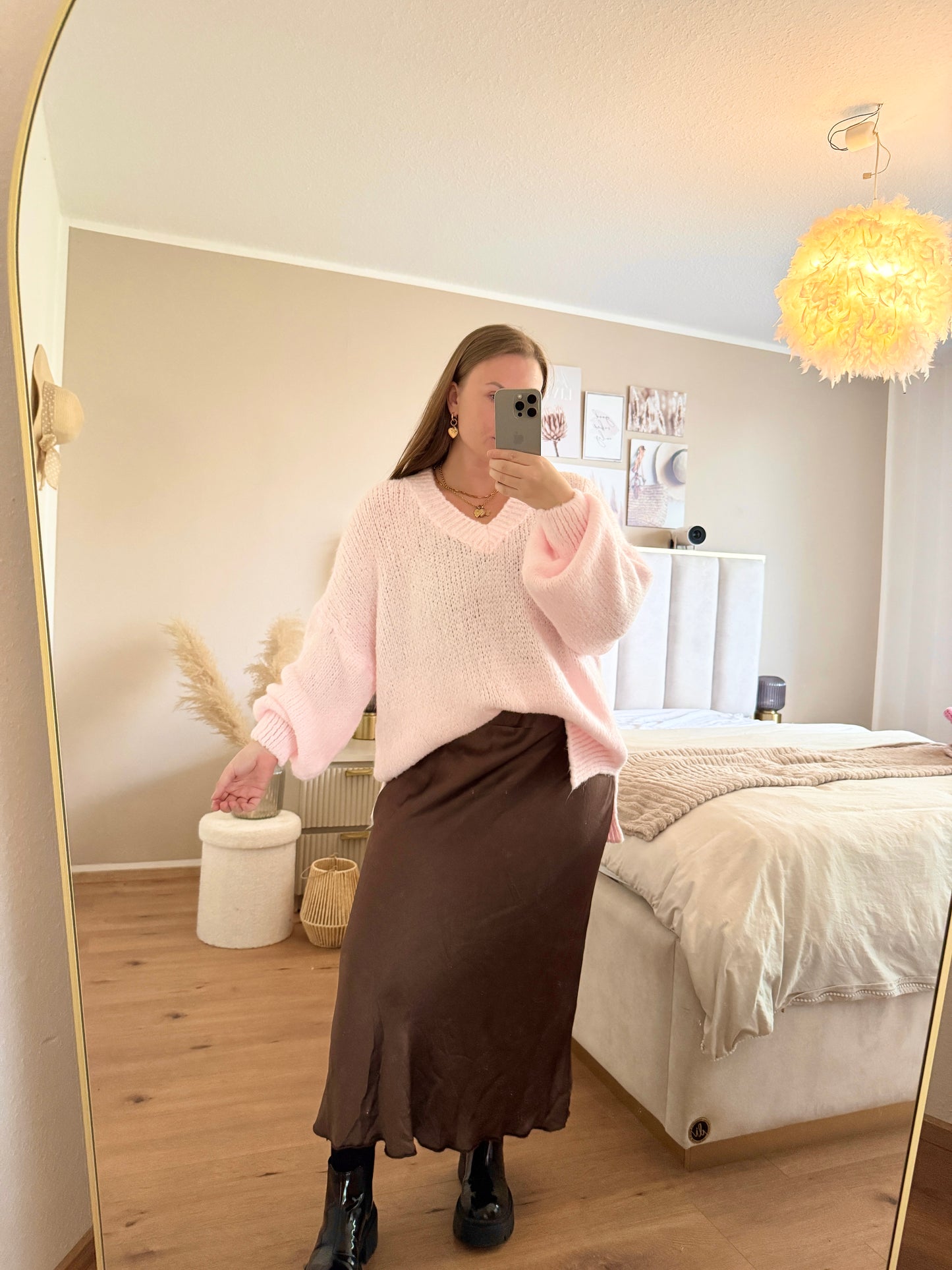 Kuschel-Pullover mit V-Ausschnitt – gemütlich & stylisch