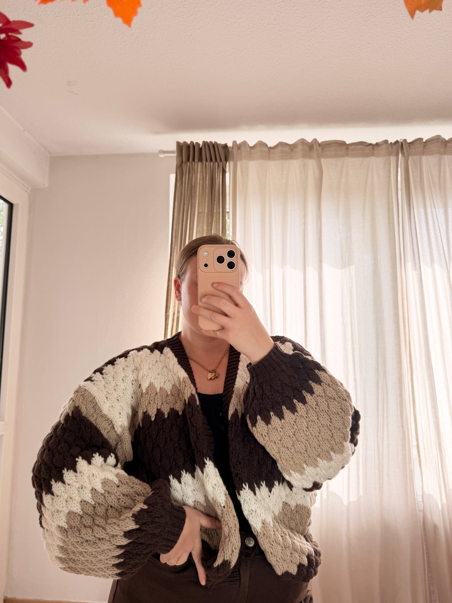 Offener Waves Cardigan
