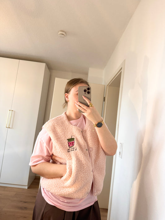 Teddy Weste I love Matcha