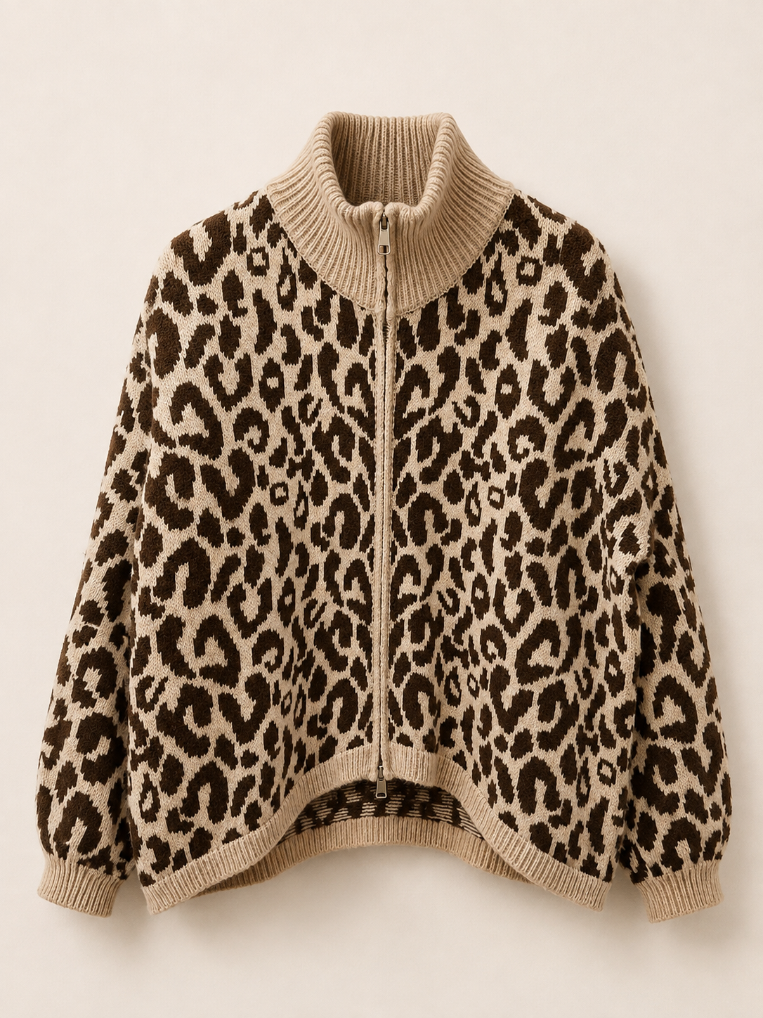 Leo oversize Zipper mit Reißverschluss