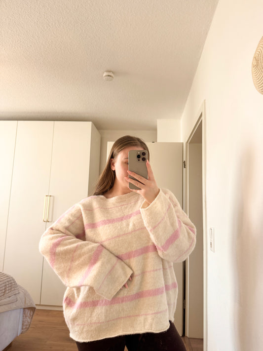 Gestreifter Strickpullover Nina