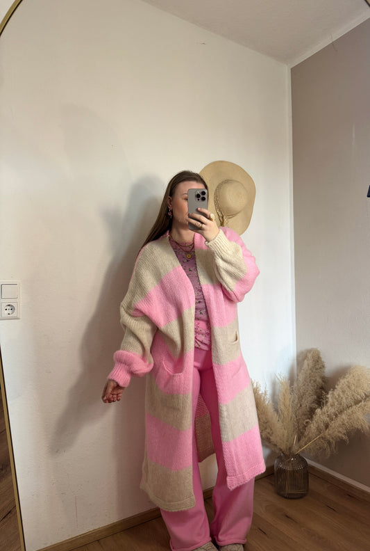 Langer Cardigan gestreift zoe