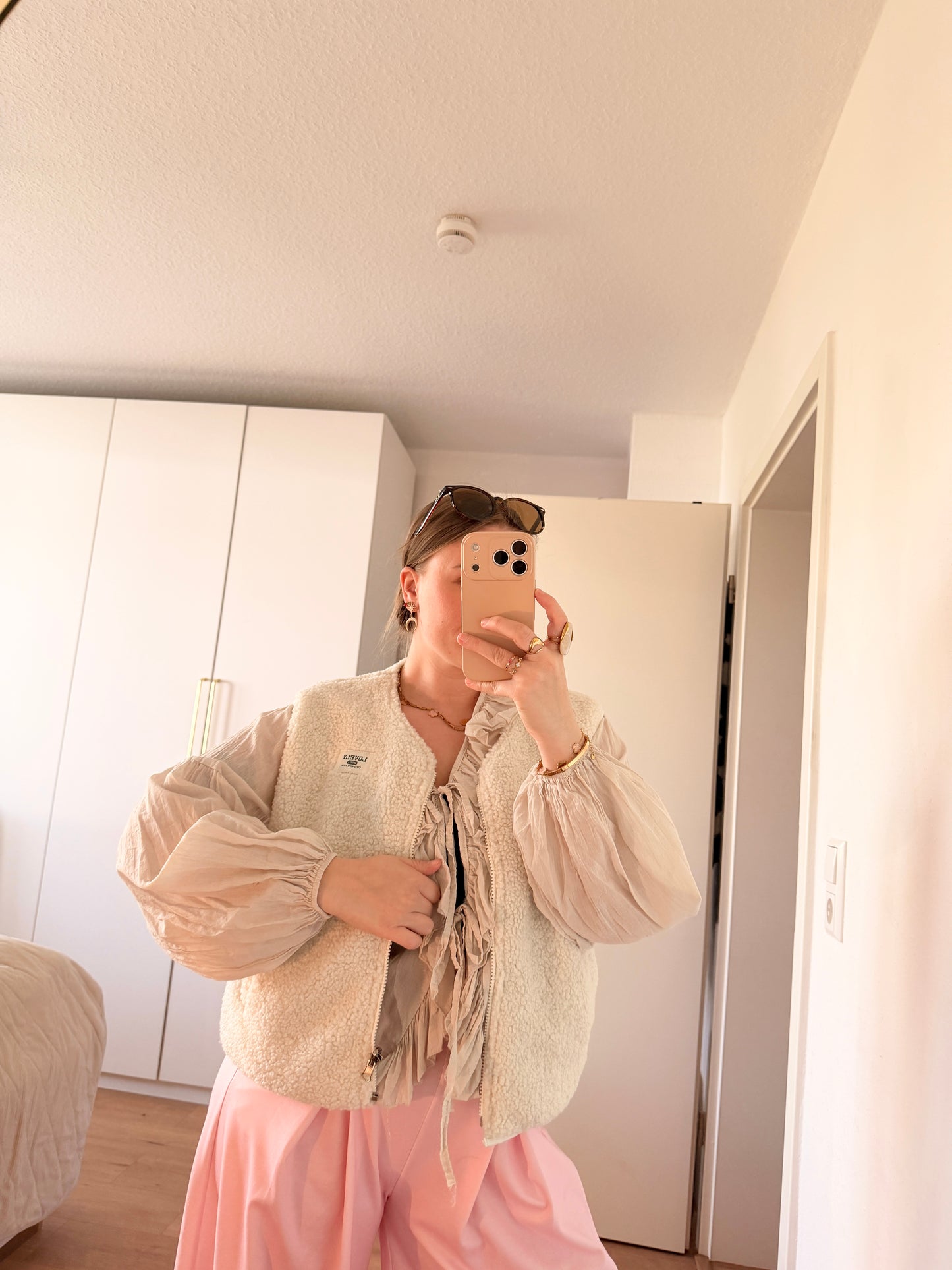 Bluse Vera mit rüschen