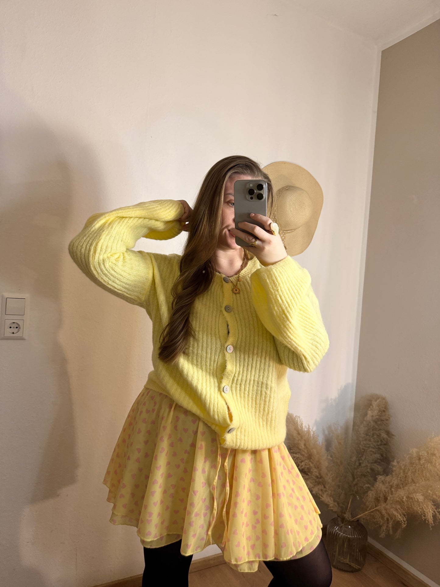 Cardigan rippstrick livia
