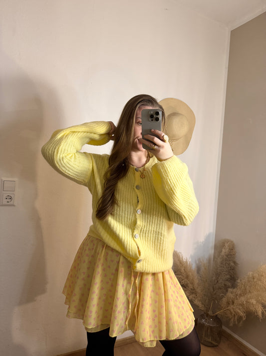 Cardigan rippstrick livia