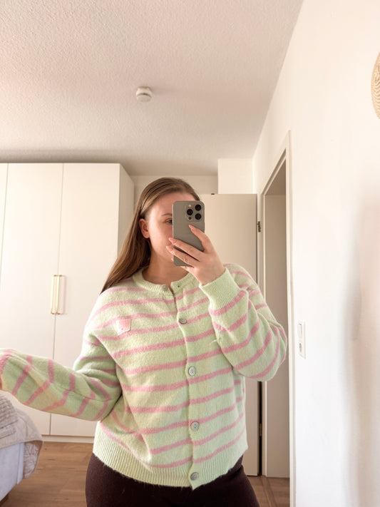 gestreifter Cardigan lea
