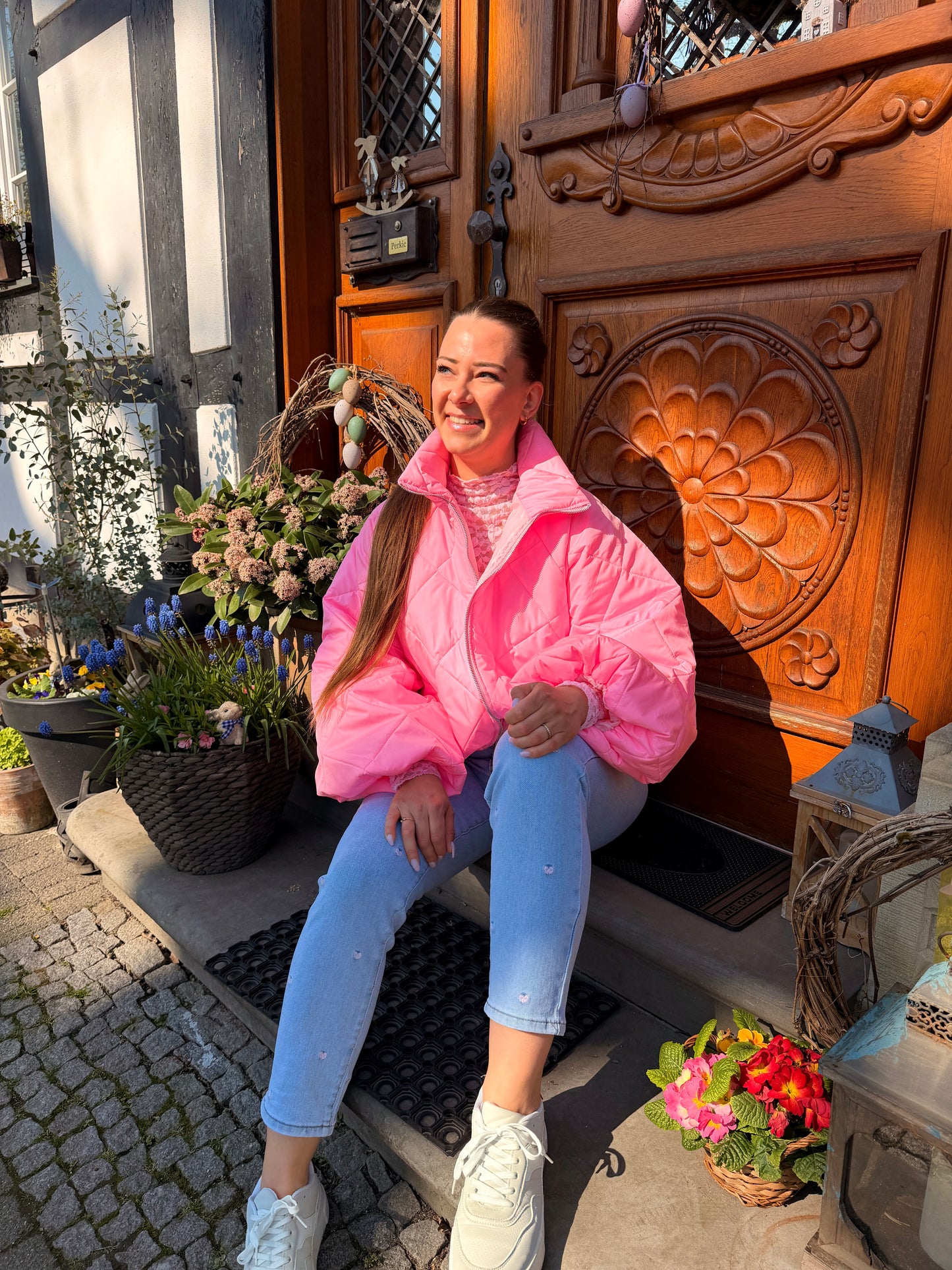 Puffy Jacke pink Marlies