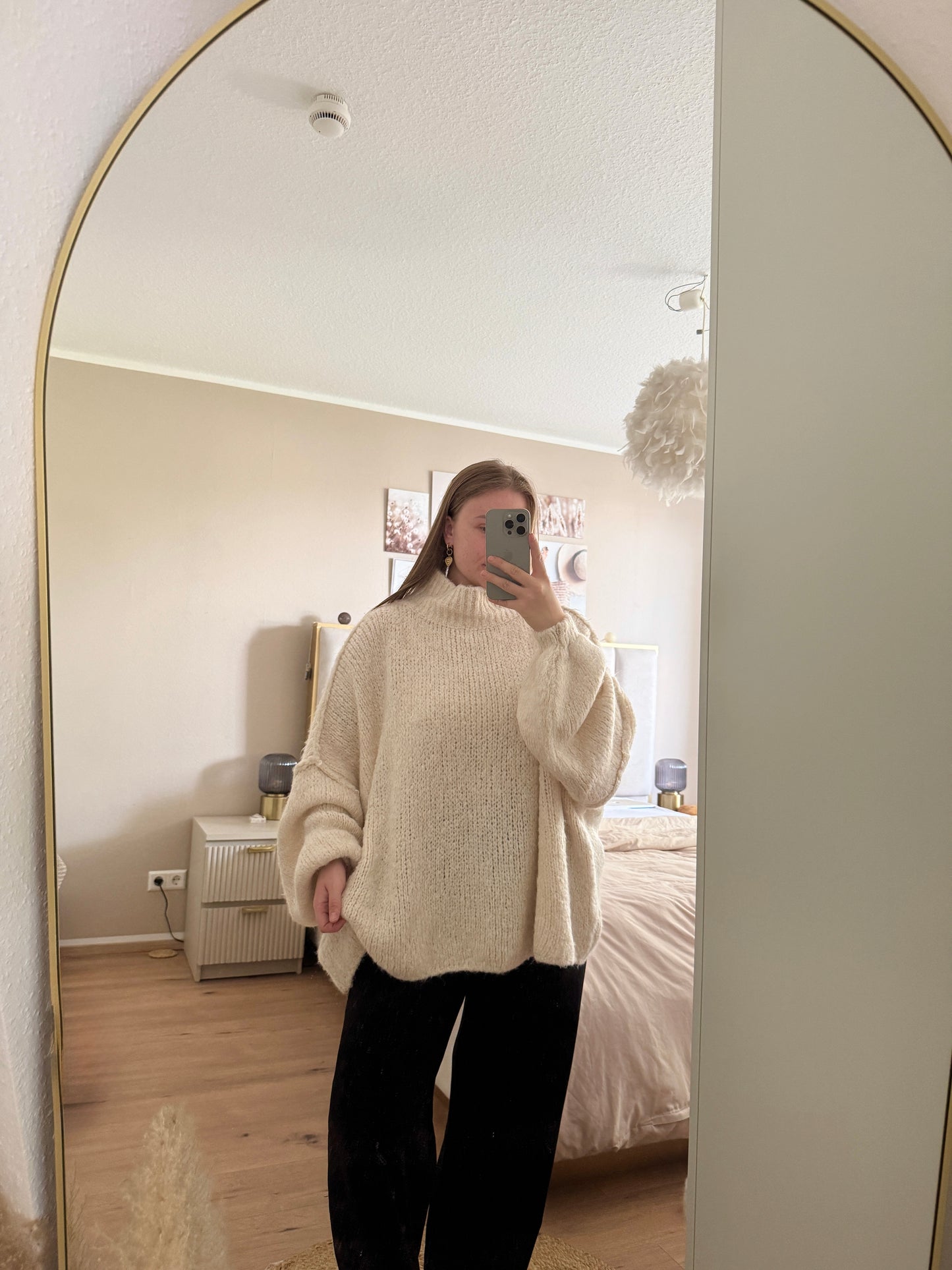 Oversize Kuschelpullover Damen – Weicher Strickpullover im lässigen Oversize-Look