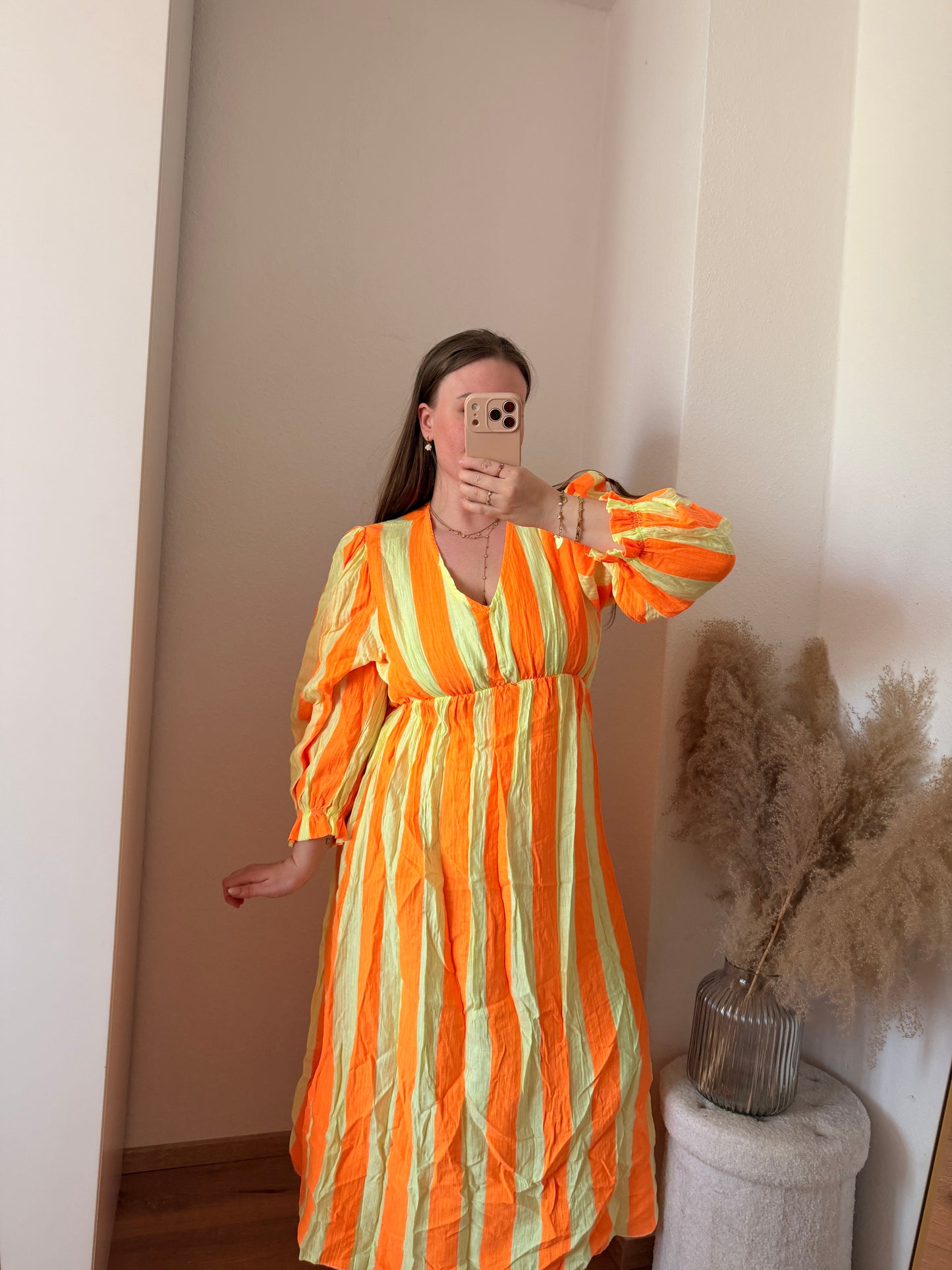 Gestreiftes Maxi Kleid Suny