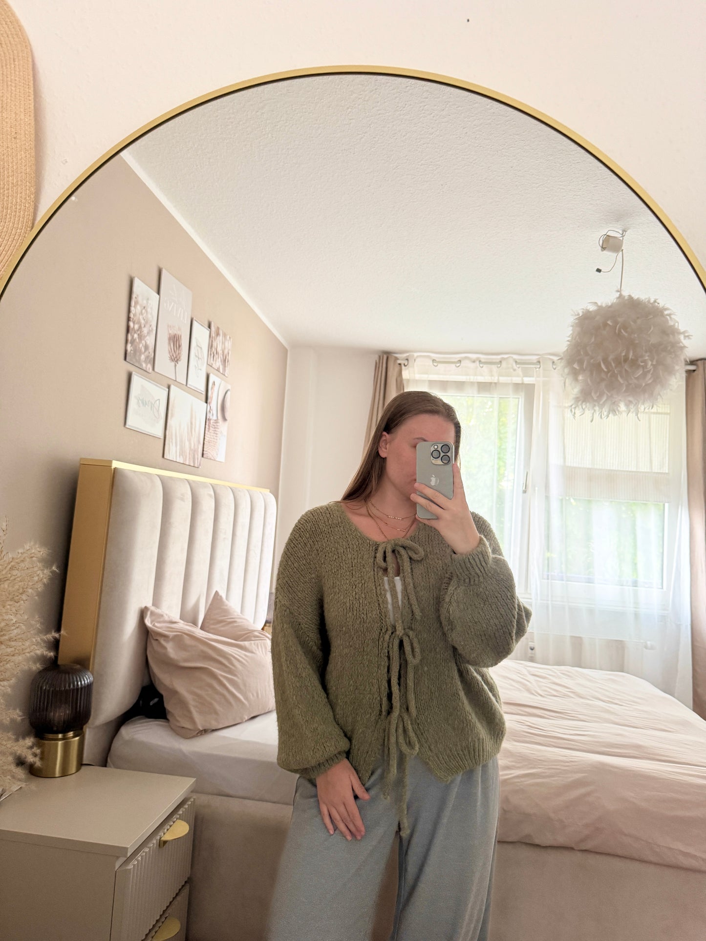 cardigan mit schleifen