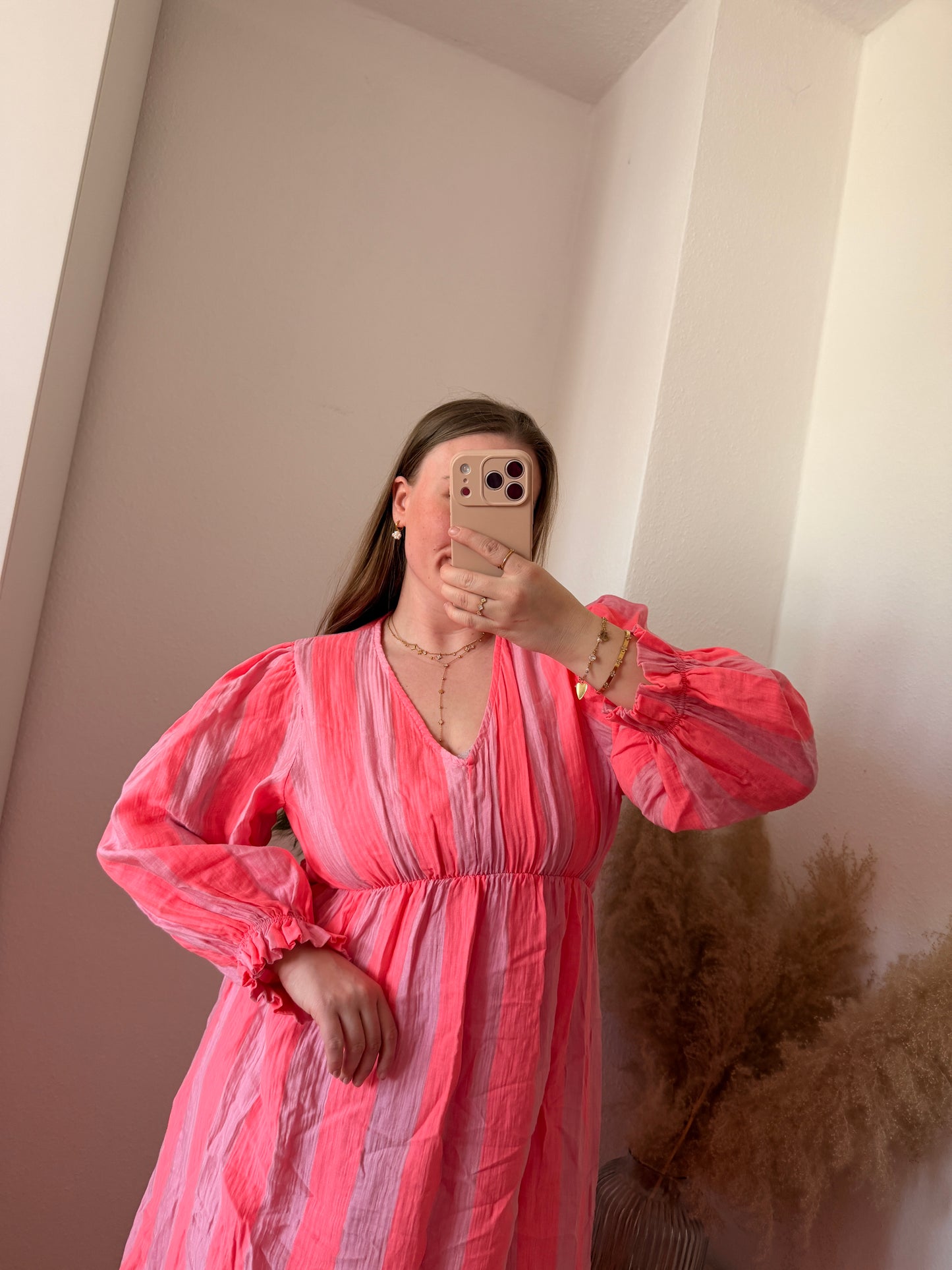 Gestreiftes Maxi Kleid Suny
