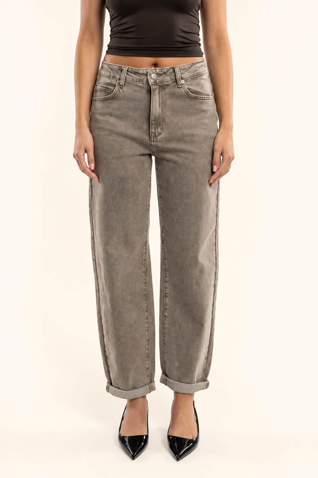Mom Jeans Taube