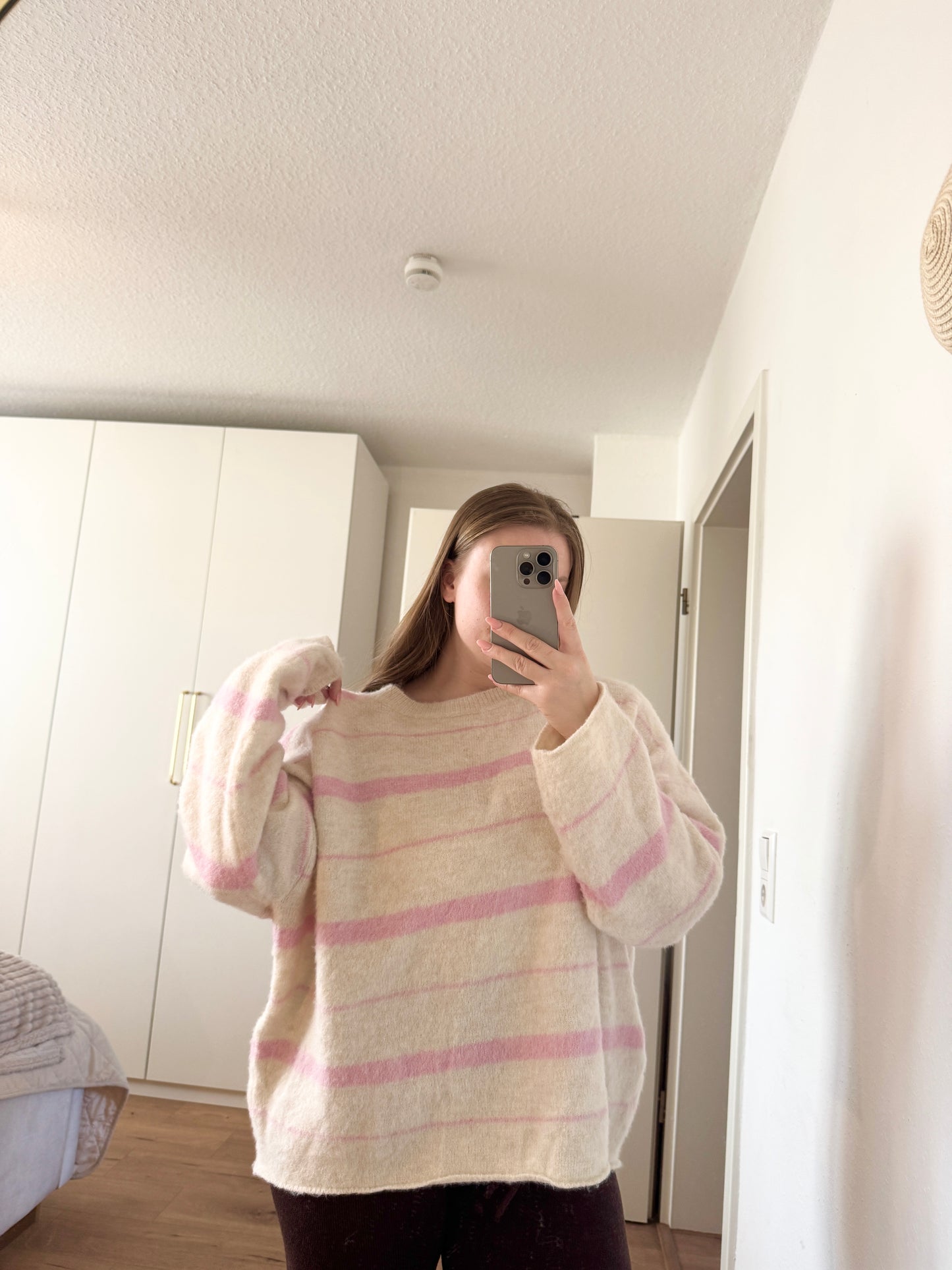 Gestreifter Strickpullover Nina
