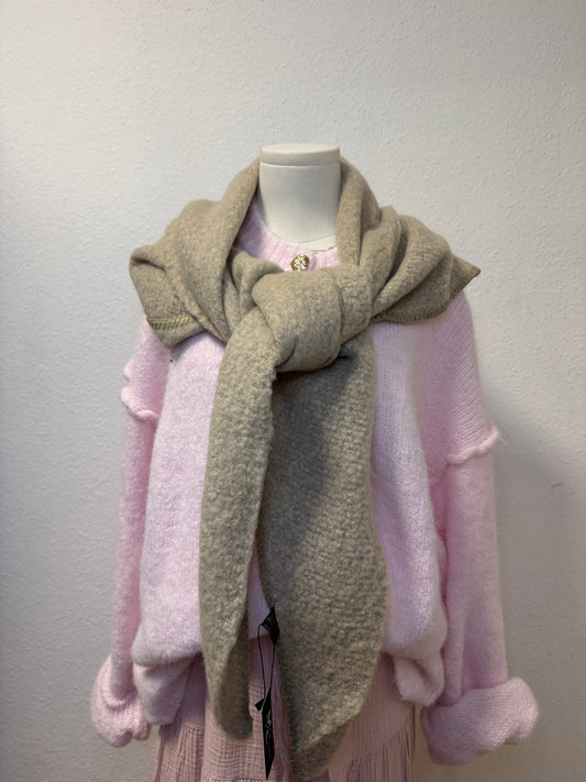 Dreiecks Schal beige