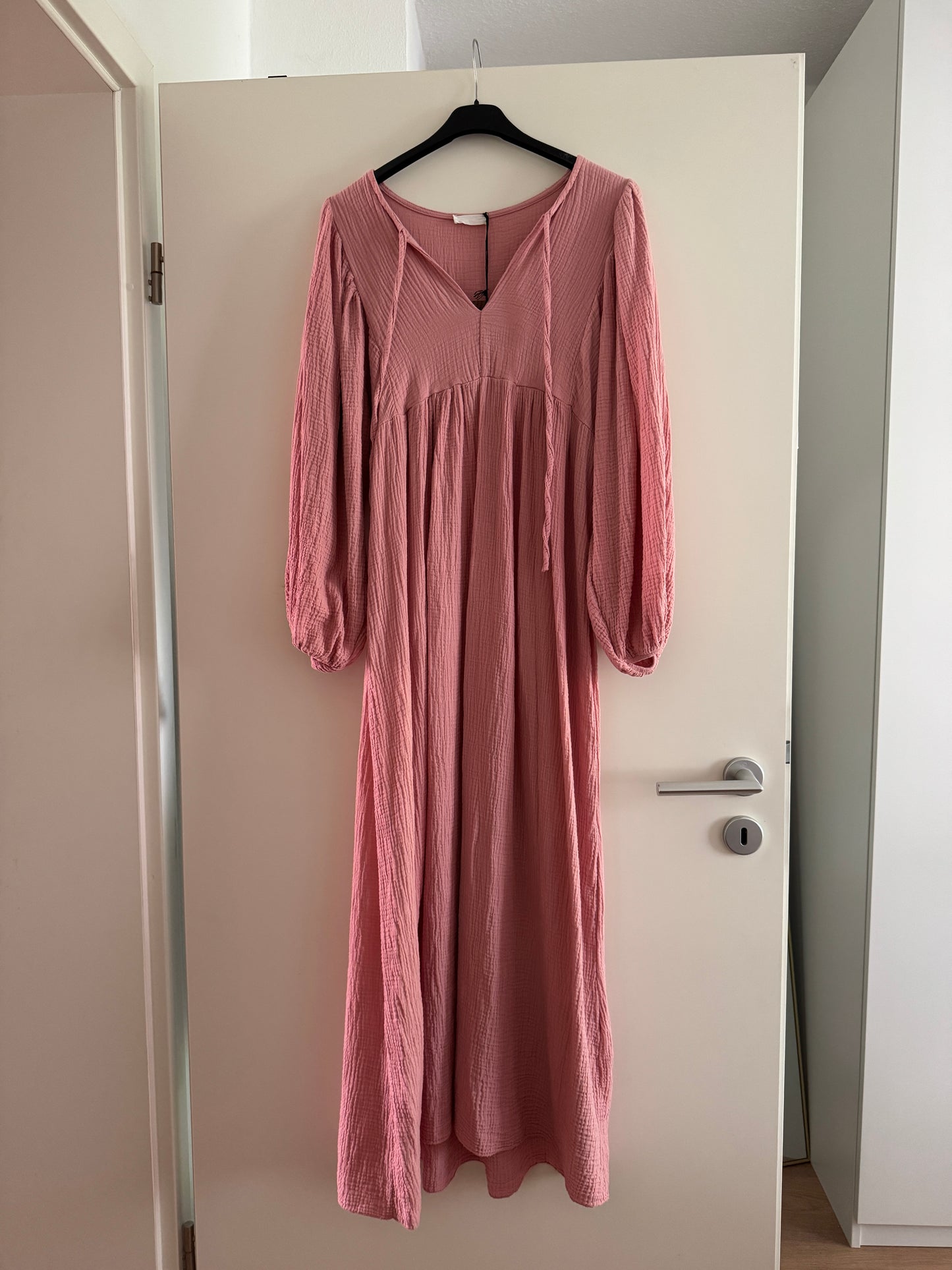 Musselin Kleid langarm