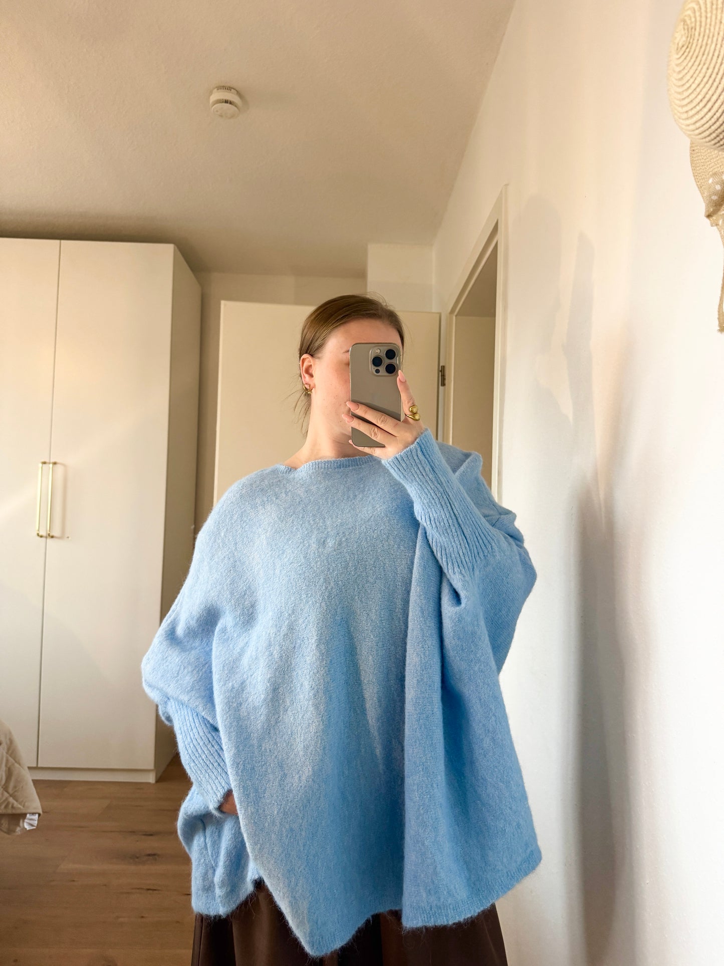 STRICKPULLOVER MIT FLEDERMAUSÄRMELN PIA