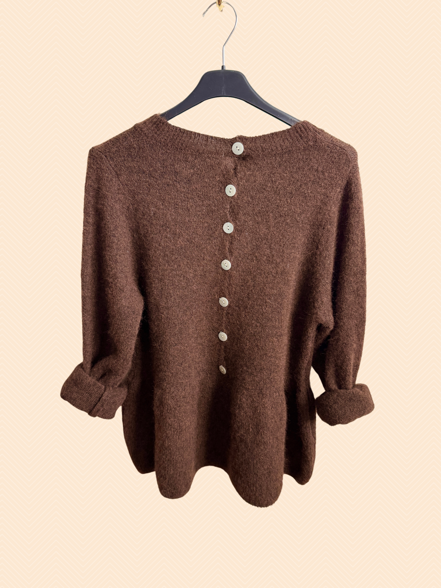 Pullover mit Knopf Details