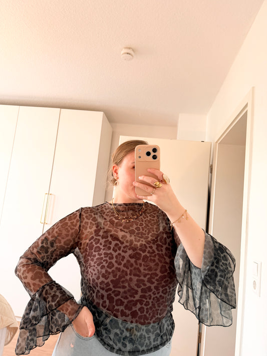 Leo Long sleeve mit Rüschen Ärmeln Mia