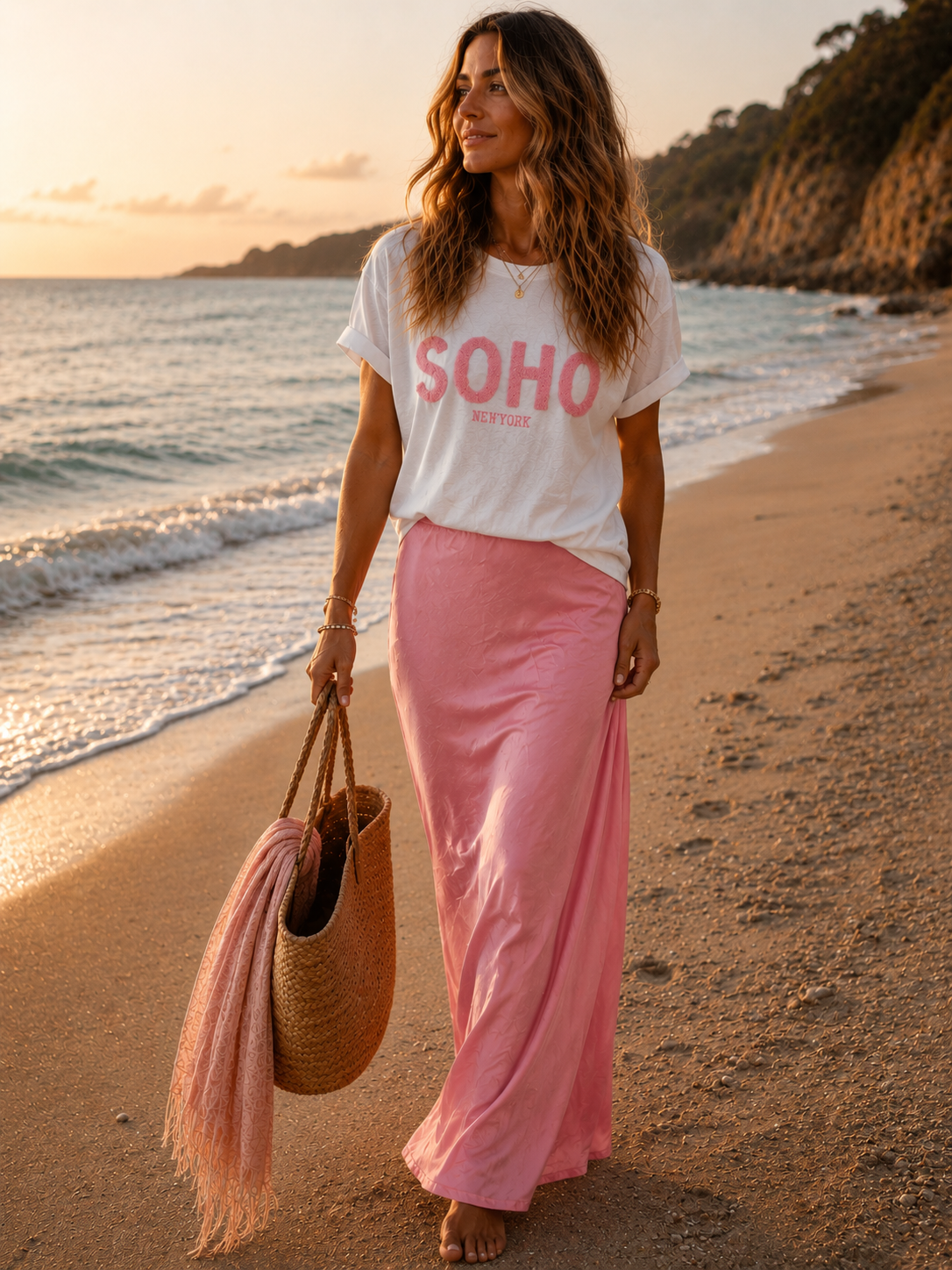 Satin Rock rosa