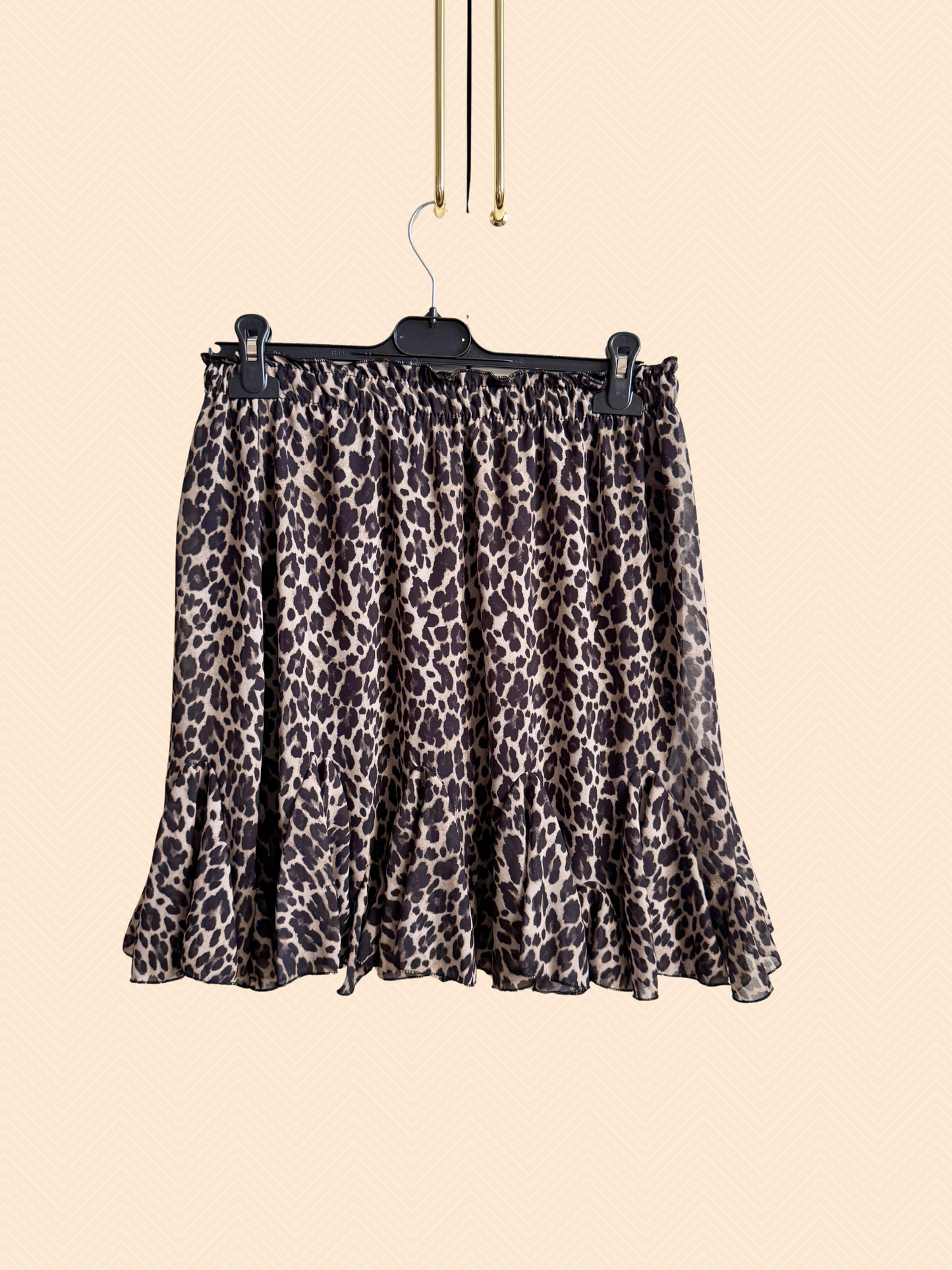 Leo Rock – Midirock mit Animal Print, Gr. 36–42