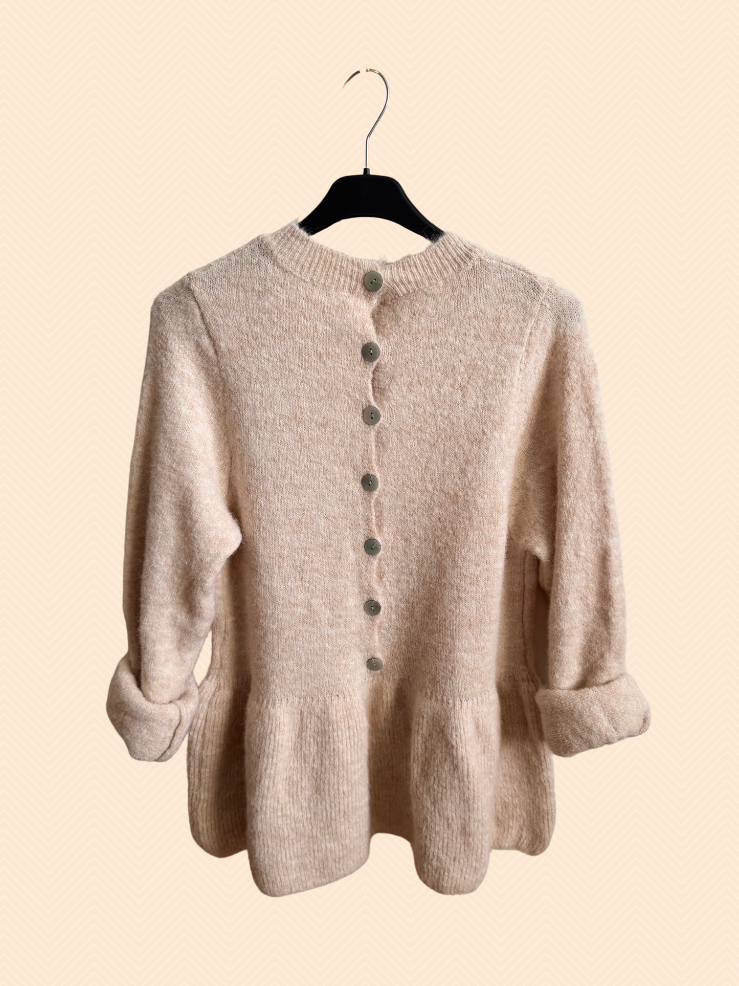 Pullover mit Knopf Details