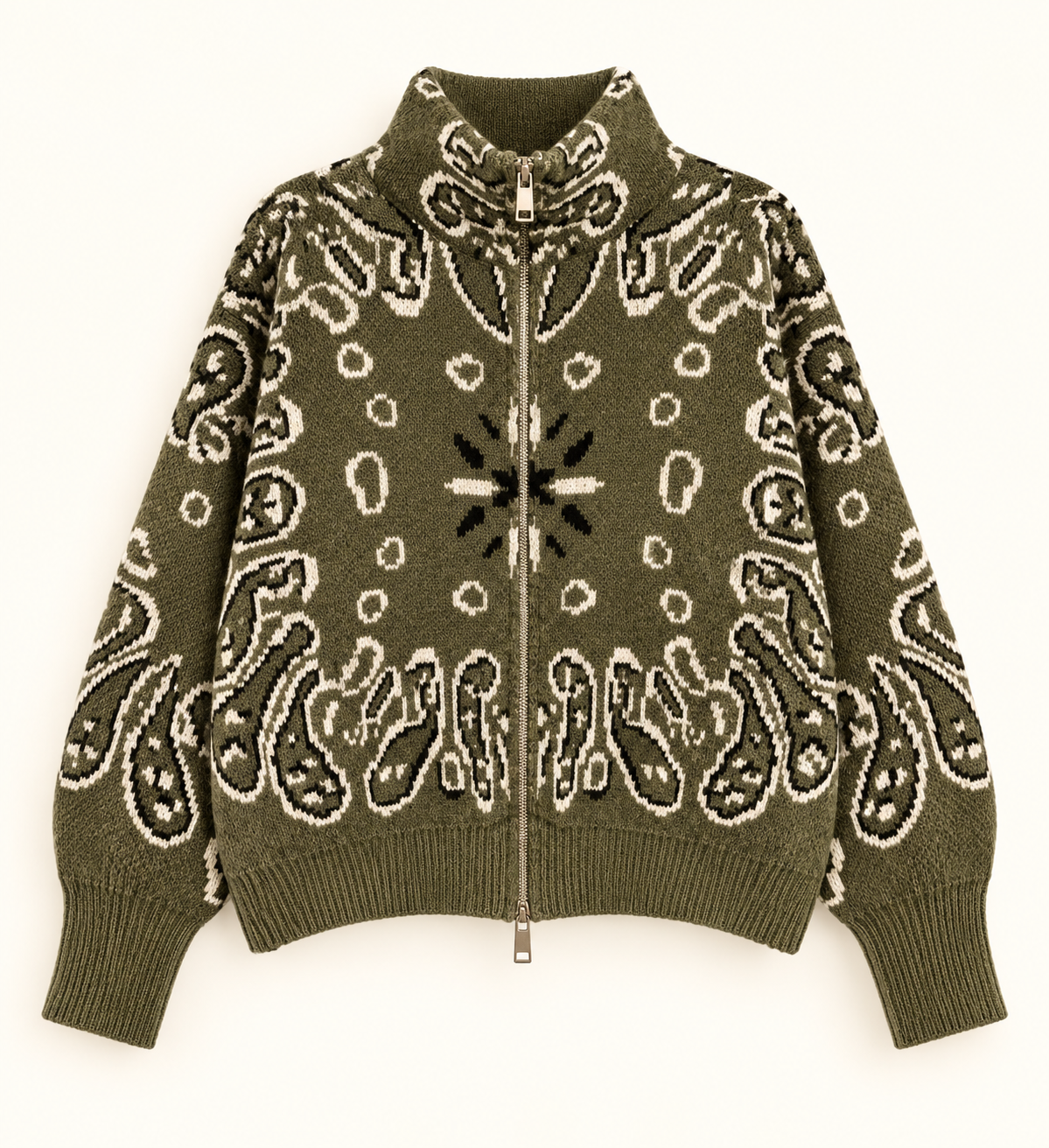 Cardigan mit Paisleymuster