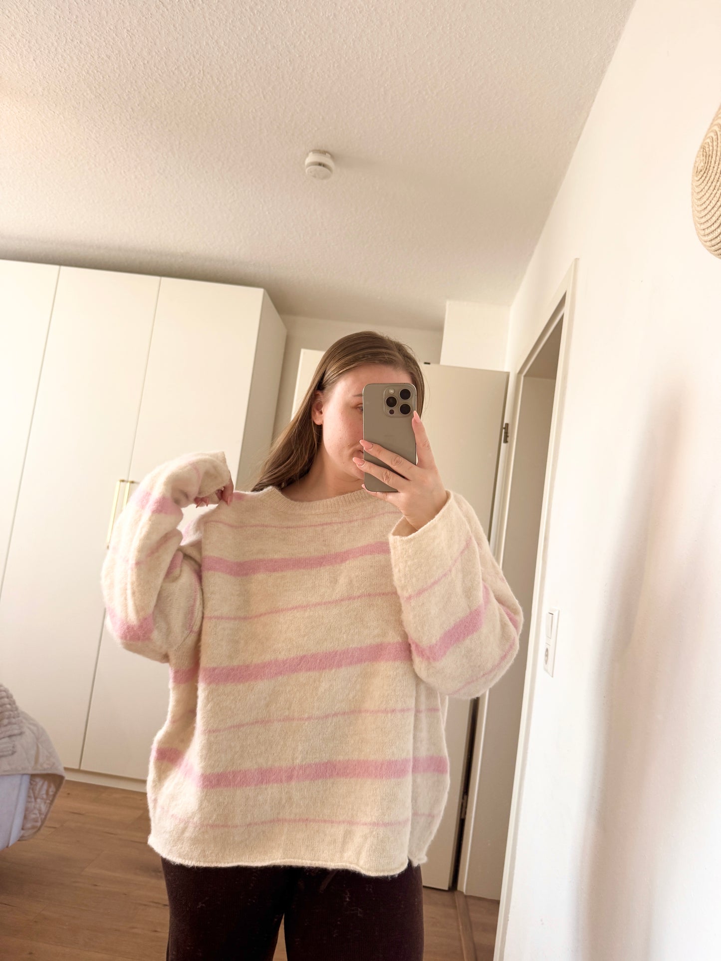 Gestreifter Strickpullover Nina