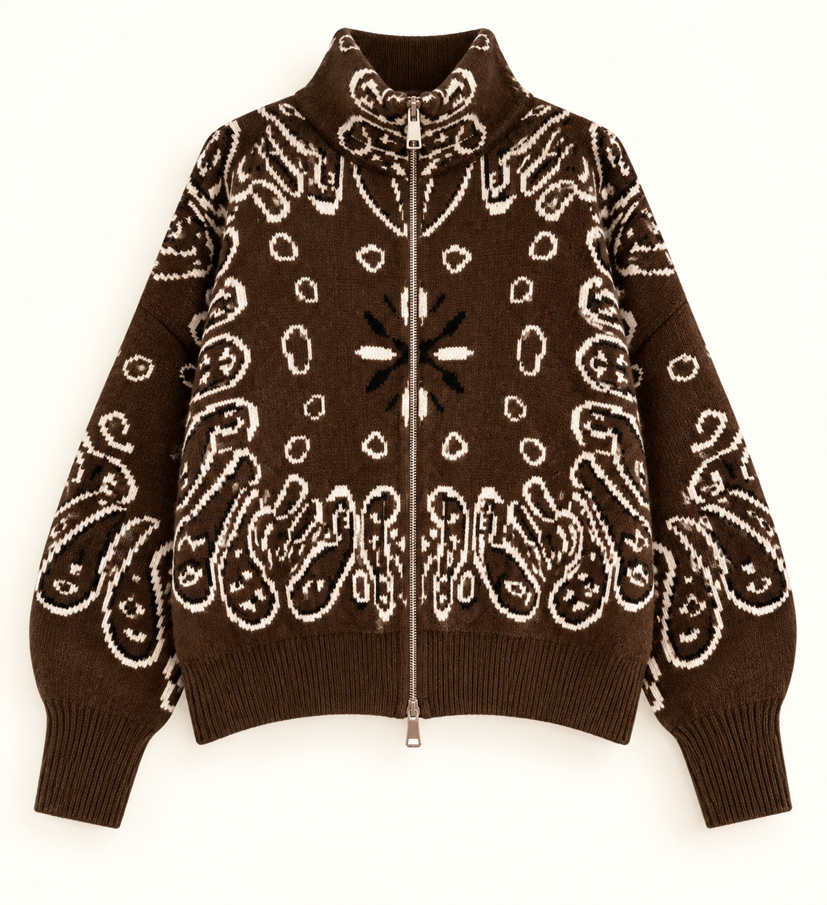Cardigan mit Paisleymuster