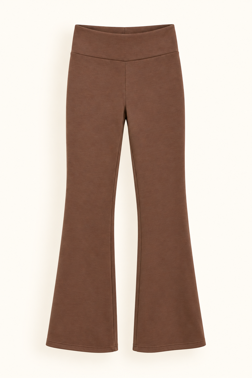 Butterstoff leggings mit Schlag