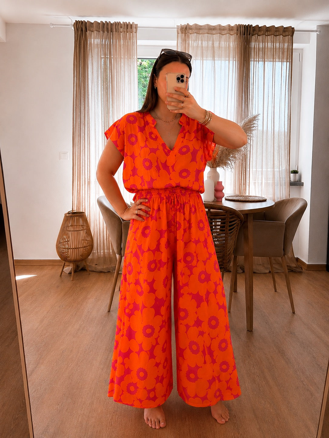 Leichte Blumen Bluse Nana