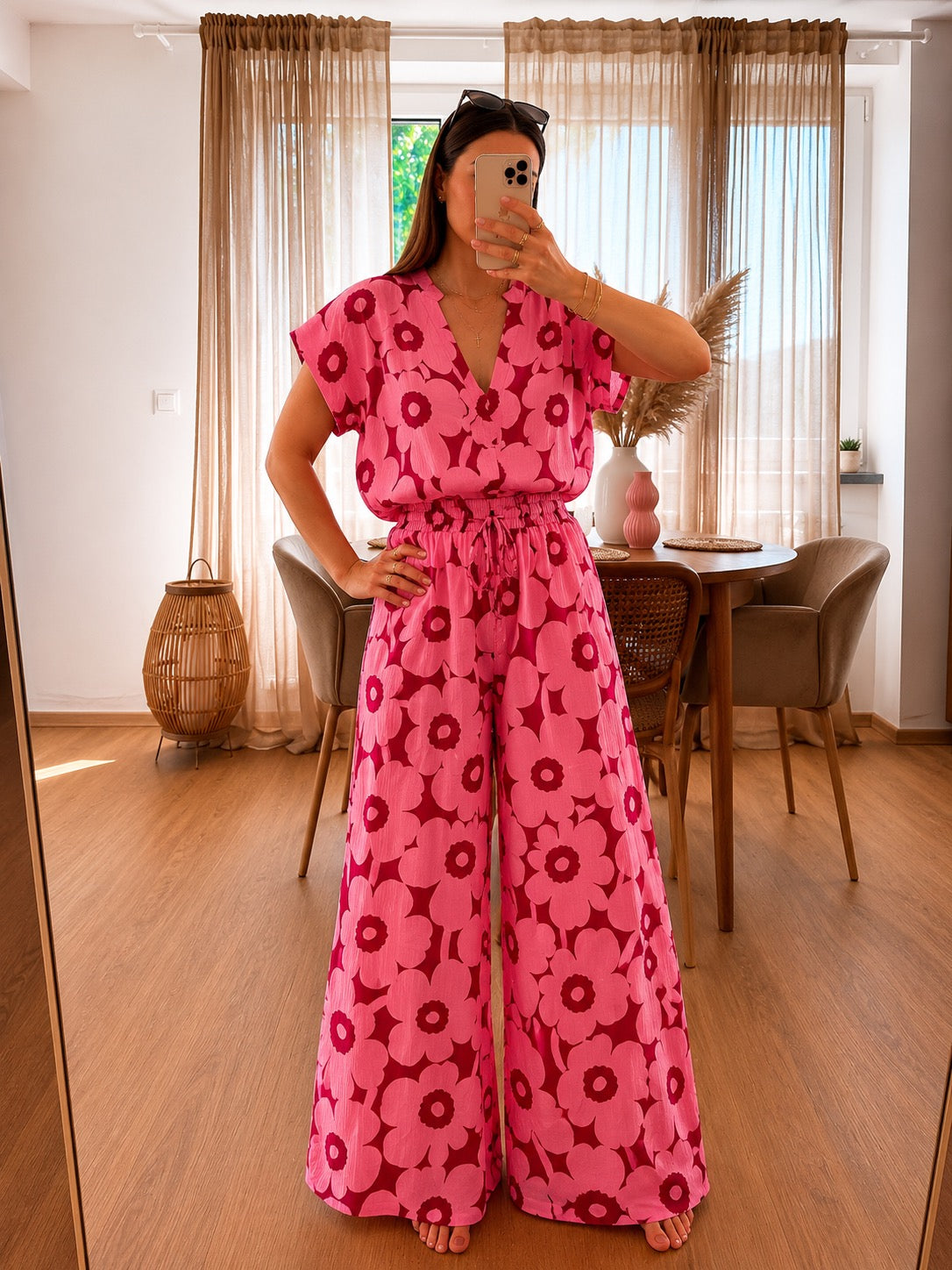 Leichte Blumen Bluse Nana