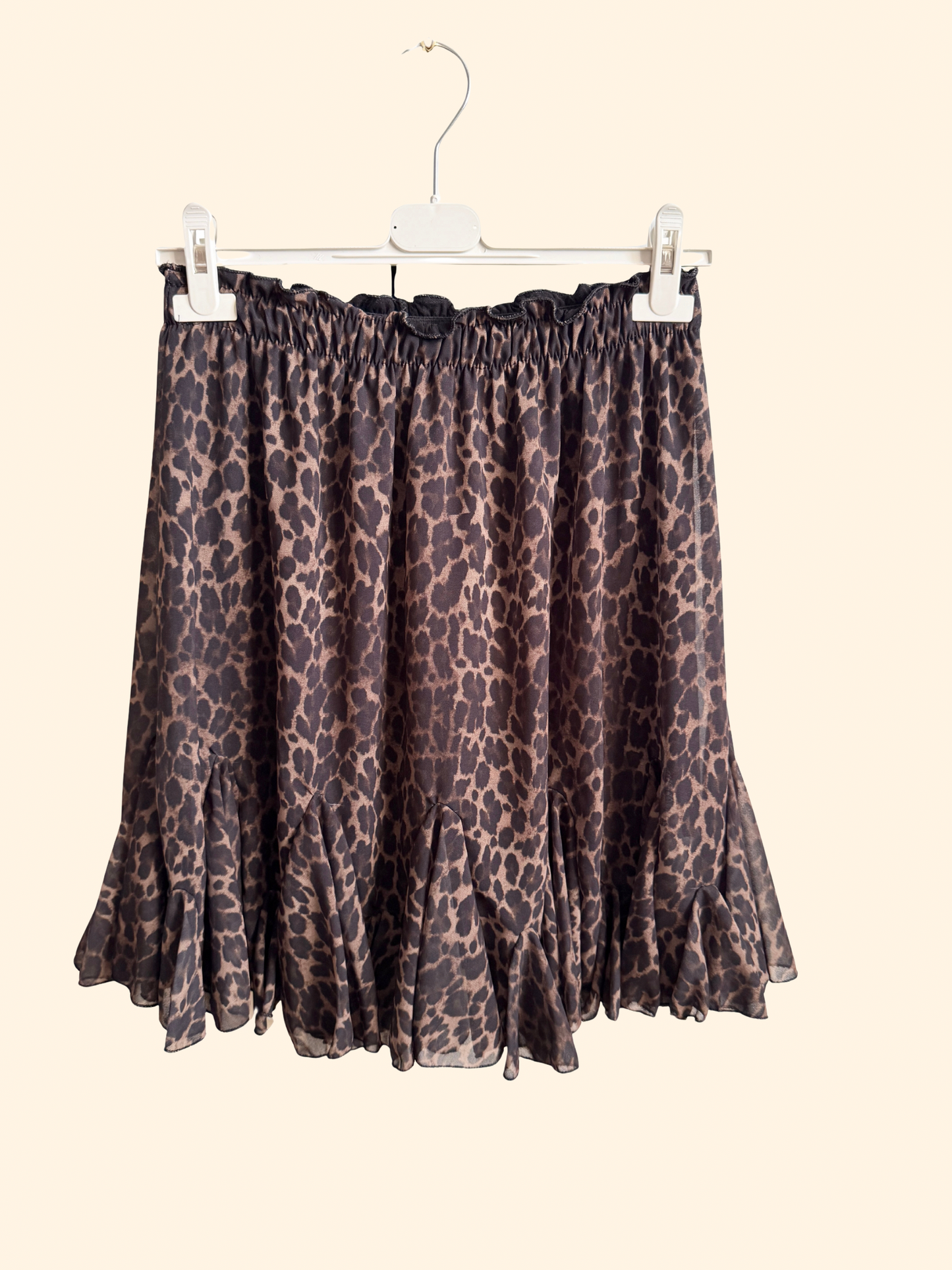 Leo Rock – Midirock mit Animal Print, Gr. 36–42