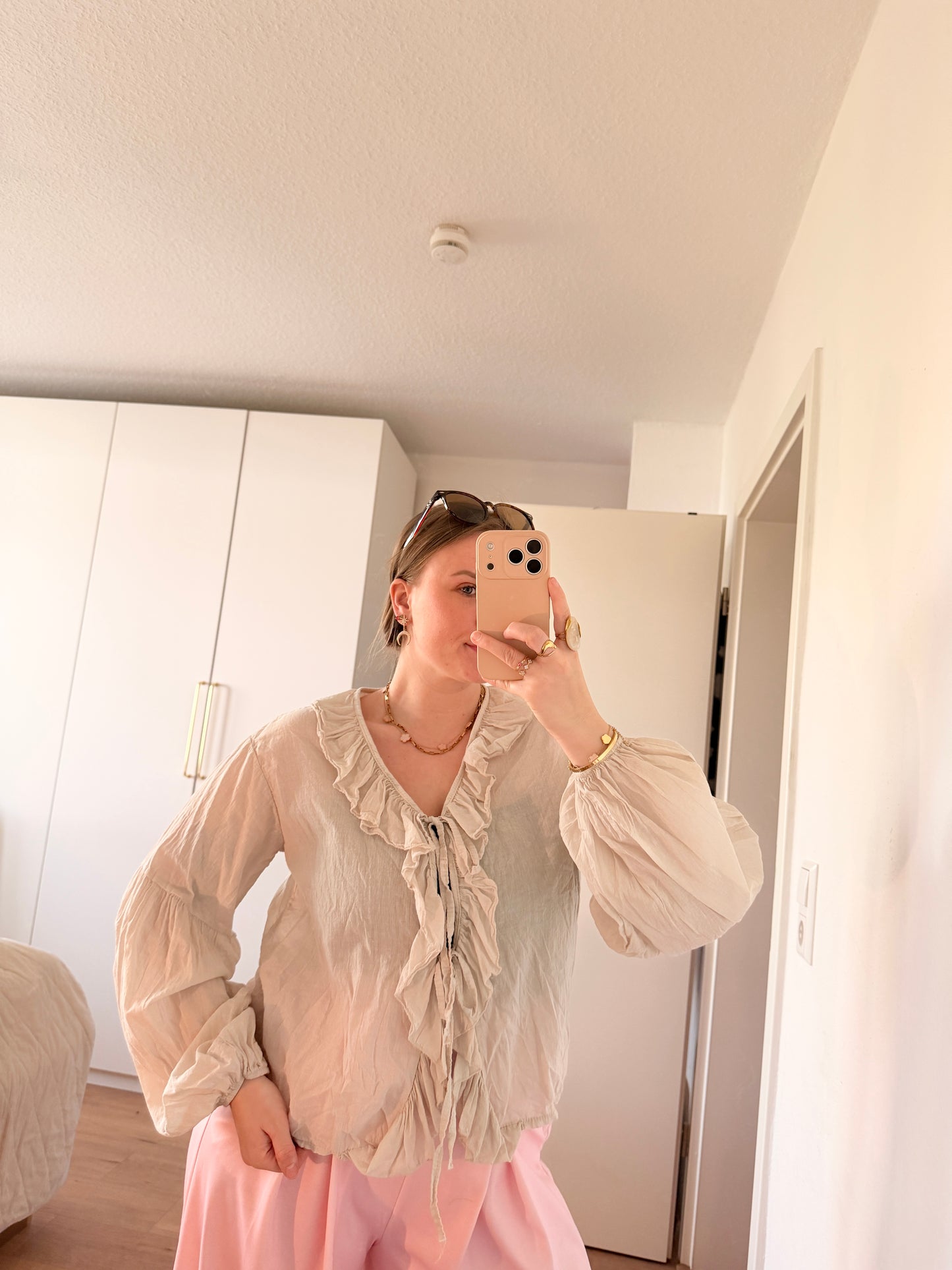 Bluse Vera mit rüschen