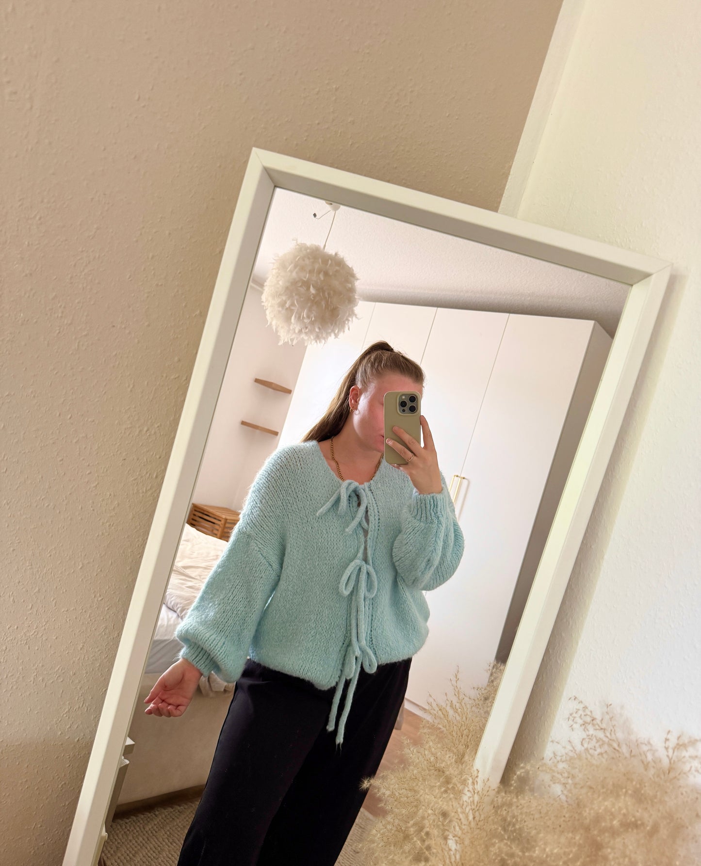 cardigan mit schleifen