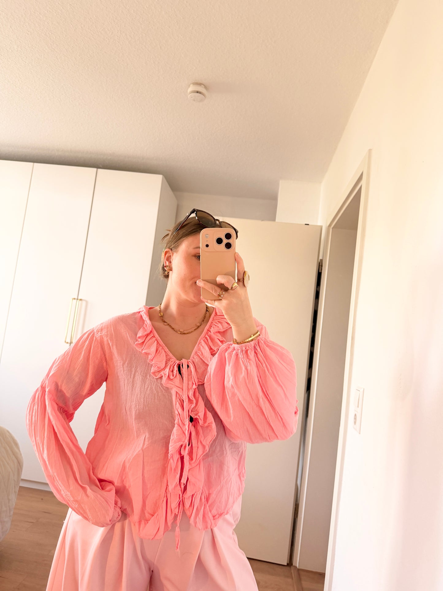 Bluse Vera mit rüschen